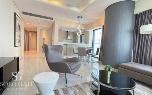 Elegant 2BR | Community And Pool View | High Floor