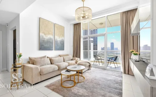 1BR Scala Tower | Canal View | Fully Furnished