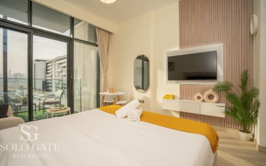 Large Studio | Fully Furnished | Azizi Riviera 4
